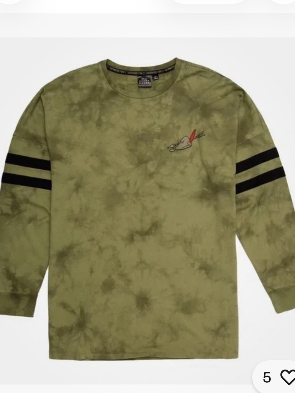 Disney Robin Hood Sherwood Forest Spirit Jersey long sleeve top